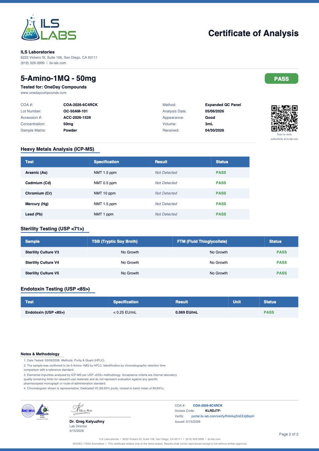 5-AMINO-1MQ 50MG 5-AMINO-1MQ 50MG
